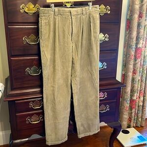 L.L.Bean kaki corduroy pants